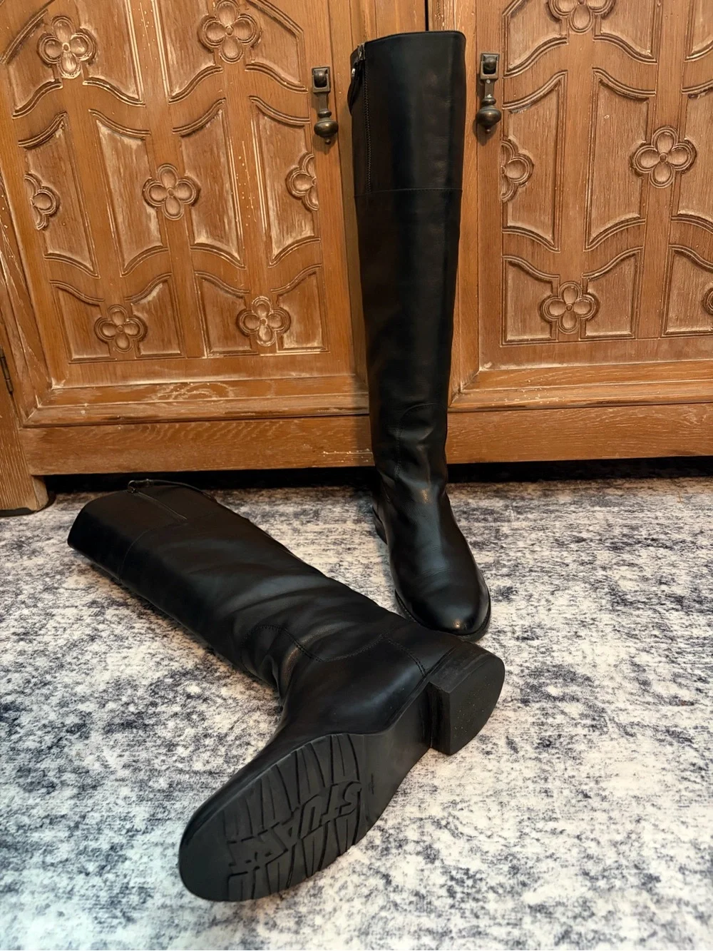 Stuart Weitzman Classic Over-the-Knee Black Women's Boots